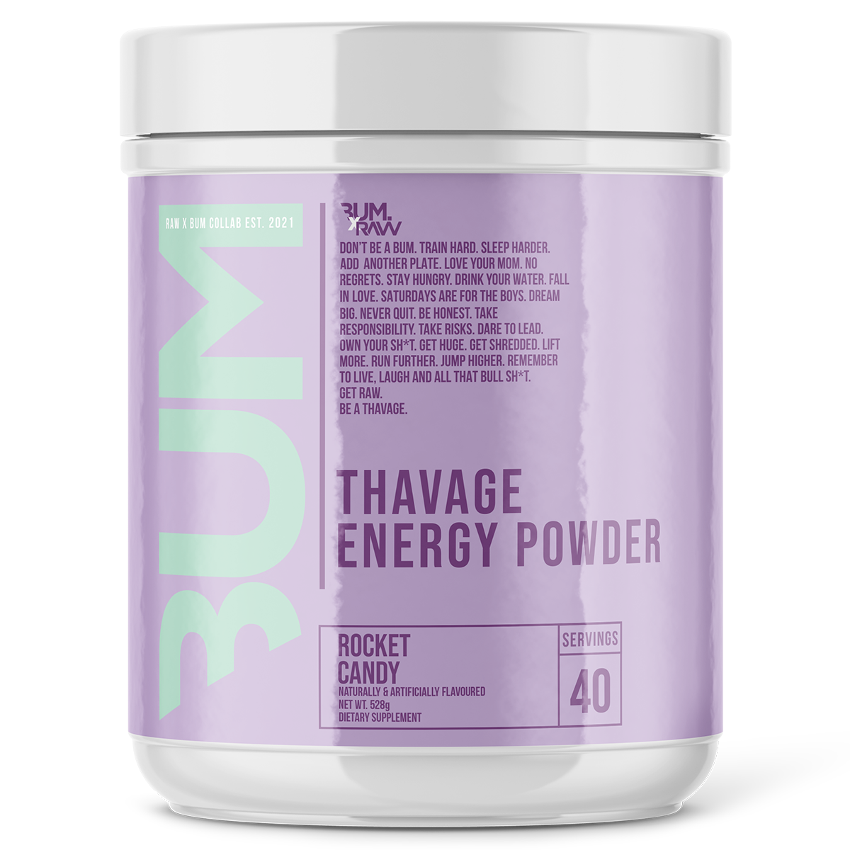 CBUM THAVAGE Pre-Workout by RAW